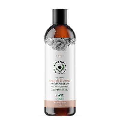 Organic Formulations Sensitive Conditioner 500ml – For Sensitive Scalp - Schuessler Tissue Salts UK